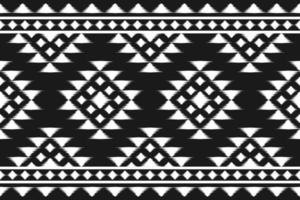 Geometric ethnic ikat seamless pattern in tribal. Carpet ethnic ikat pattern art. Mexican style. vector