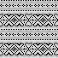 Traditional knitting pattern for Ugly Sweater vector