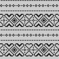 Traditional knitting pattern for Ugly Sweater vector