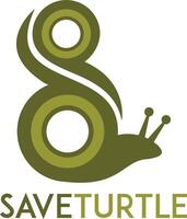 Letter S snail vector logo design. Modern design. Snail logo. Vector illustration.