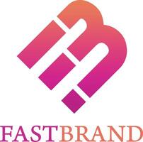 Inspiración en el logotipo de la letra inicial de fb. diseño de vector de logotipo de combinación f y b.