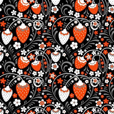 Strawberry fields in Russian Folk Style