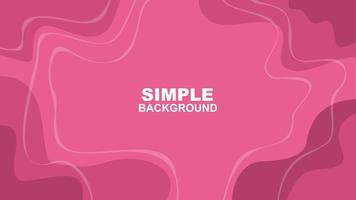 abstract simple wavy line soft pink color background vector illustration EPS10