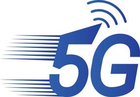 Ilustración de vector de icono de red 5g