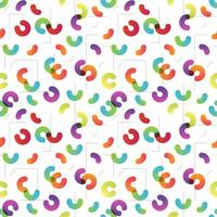 Modern trend color transition flat design, arcs and lines vector