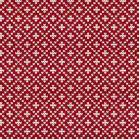 Traditional knitting pattern for Ugly Sweater vector