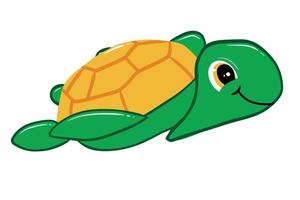 Inflatable turtle vector