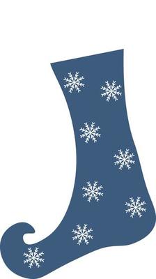 Christmas warm clothes mittens and hats in a white transparent background