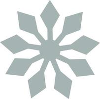 Snowflakes, Asterisk vector in white background