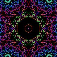 Abstract kaleidoscope background. Beautiful kaleidoscope seamless pattern. Multicolor mosaic texture. Seamless kaleidoscope texture. Unique kaleidoscope design vector