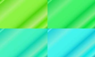 green and pastel blue diagonal gradient collection. abstract, simple, modern and color style. great for background, wallpaper, card, cover, poster, banner or flyer vector