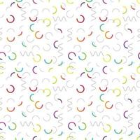 Modern trend color transition flat design, arcs and lines vector