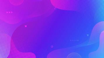 Abstract Blue and purple Fluid Wave Background vector