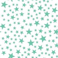 Stars mint color seamless pattern vector
