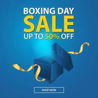 boxing day template vector
