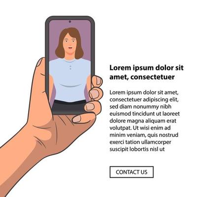 Video Call Template Vector Art, Icons, and Graphics for Free Download
