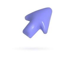 Cursor 3d simbol vector