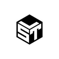 STL letter logo design with white background in illustrator. Vector logo, calligraphy designs for logo, Poster, Invitation, etc.