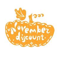 Pumpkin fall discount vector