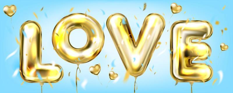 Love in a Sky blue banner