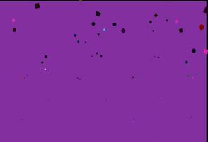 Light Multicolor, Rainbow vector texture in poly style with circles, cubes.