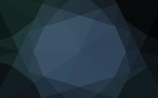 Dark BLUE vector polygon abstract backdrop.