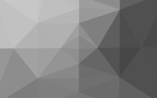 Light Silver, Gray vector triangle mosaic texture.