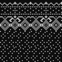 Traditional knitting pattern for Ugly Sweater vector