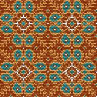Traditional knitting pattern for Ugly Sweater vector