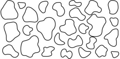Cow seamless pattern vector
