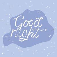 Hand drawn typography poster vector