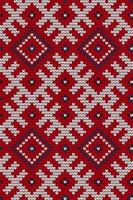 Traditional Baltic knitting pattern vector