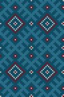 Traditional Baltic knitting pattern vector