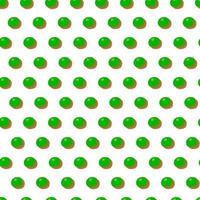 Seamless pattern in retro style with dot pattern.New Year's green balloons on a white background. vector