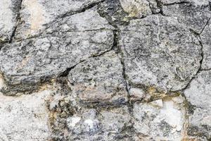 Beautiful wall stone and floor or ground texture pattern Mexico. photo