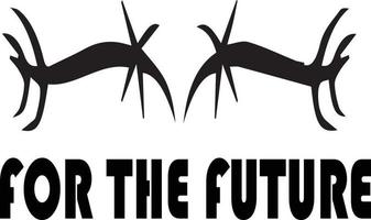 For the future , a simple graphic design vector