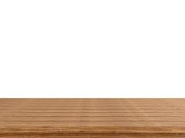 Wood table background with planks photo