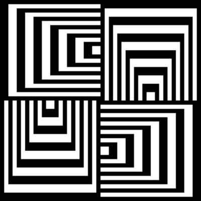 black white abstract op art background