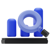 Business Analytic, Insight Icon, 3d Illustration png