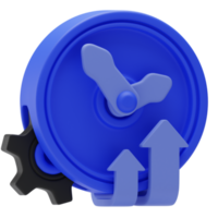 Business Analytic, Productivity Icon, 3d Illustration png