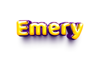 name of girls bubbly celebration decoration hanging air balloon shiny emery png