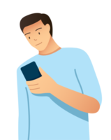 people holding smartphone illustration png