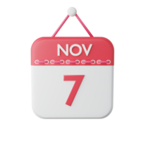 3d renderen kalender icoon png