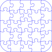 Jigsaw puzzle illustration png
