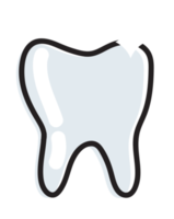 simple teeth illustration png