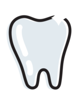 illustration de dents simples png