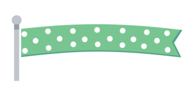 ilustración de banner de cinta pastel png