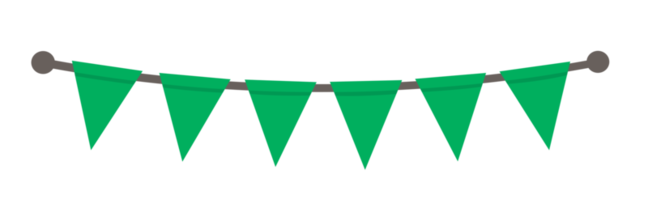 ghirlande festa striscione. illustrazione png