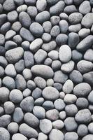 Gray pebbles texture, natural stones background, zen, summer, beach, full frame photo