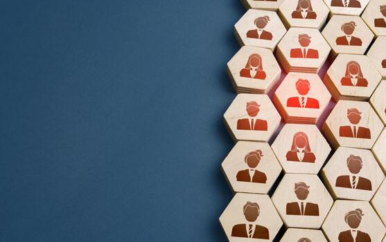 In the ordered structure of employees, there is a split and conflict. The concept of a socially toxic employee. Inappropriate, incompetent. Disorder of system integrity. Disciplinary violation photo